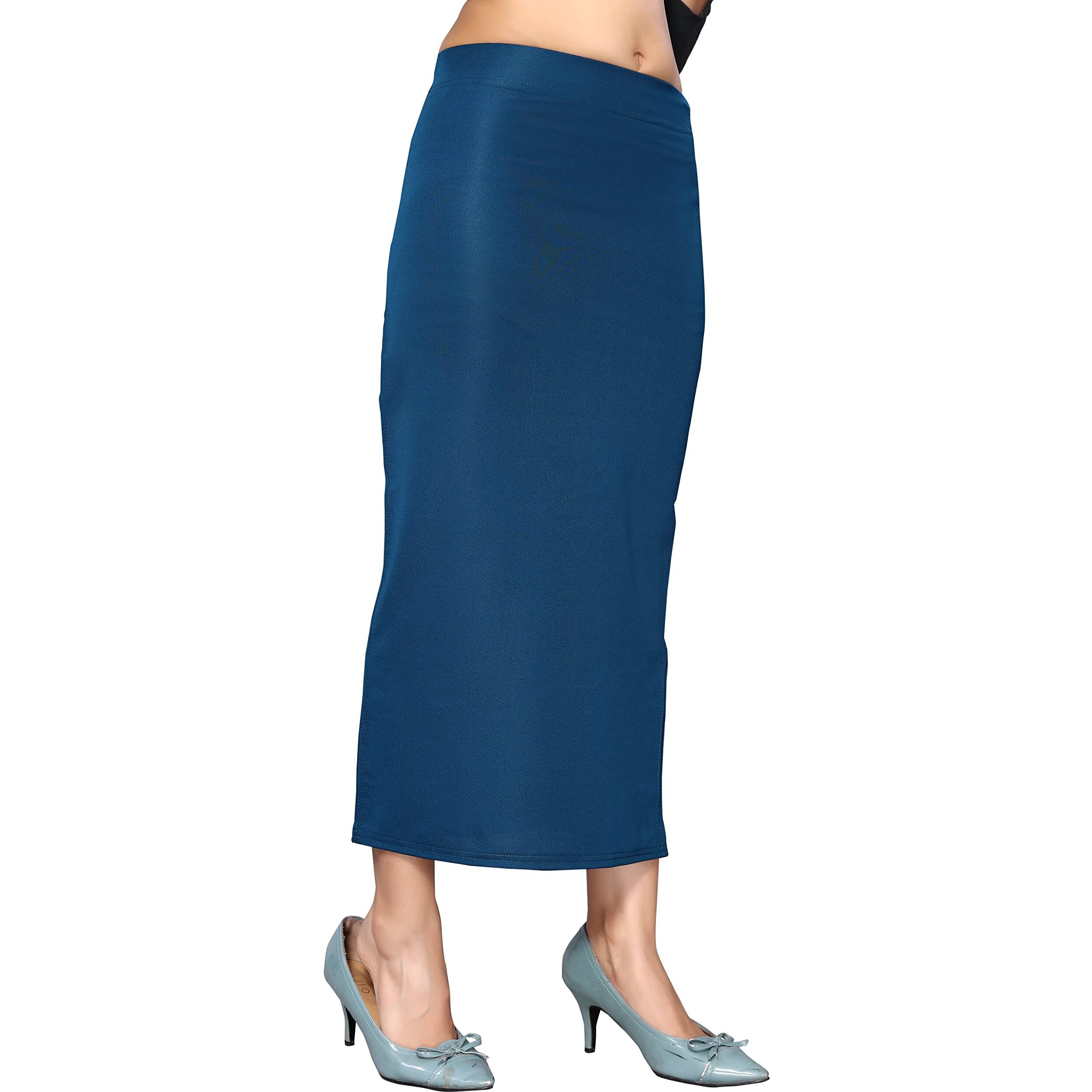 Yashika Womens Full Elastic Lycra Blend Saree Shapewear Petticoat(SDPL-Shape RAMA-XL)