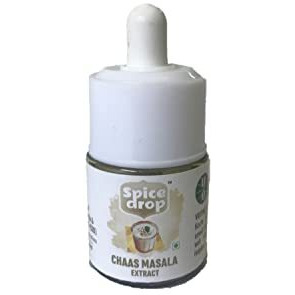 Spice Drop Butter Milk Masala Extract | For Chaas, Taak, Buttermilk, Lassi, & Salted Yogurt Drink | 100 % Natural Herbs and Spices Blend | No Preservative | Vegan | Non-GMO | 5ML (180 Glasses)