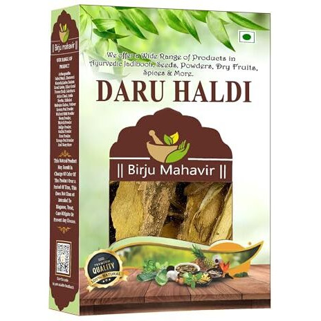 BrijBooti Daru Haldi Bark -(200 Gm) | Berberis aristata | Indian Barberry Daru Haldi Chaal