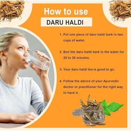 BrijBooti Daru Haldi Bark -(200 Gm) | Berberis aristata | Indian Barberry Daru Haldi Chaal