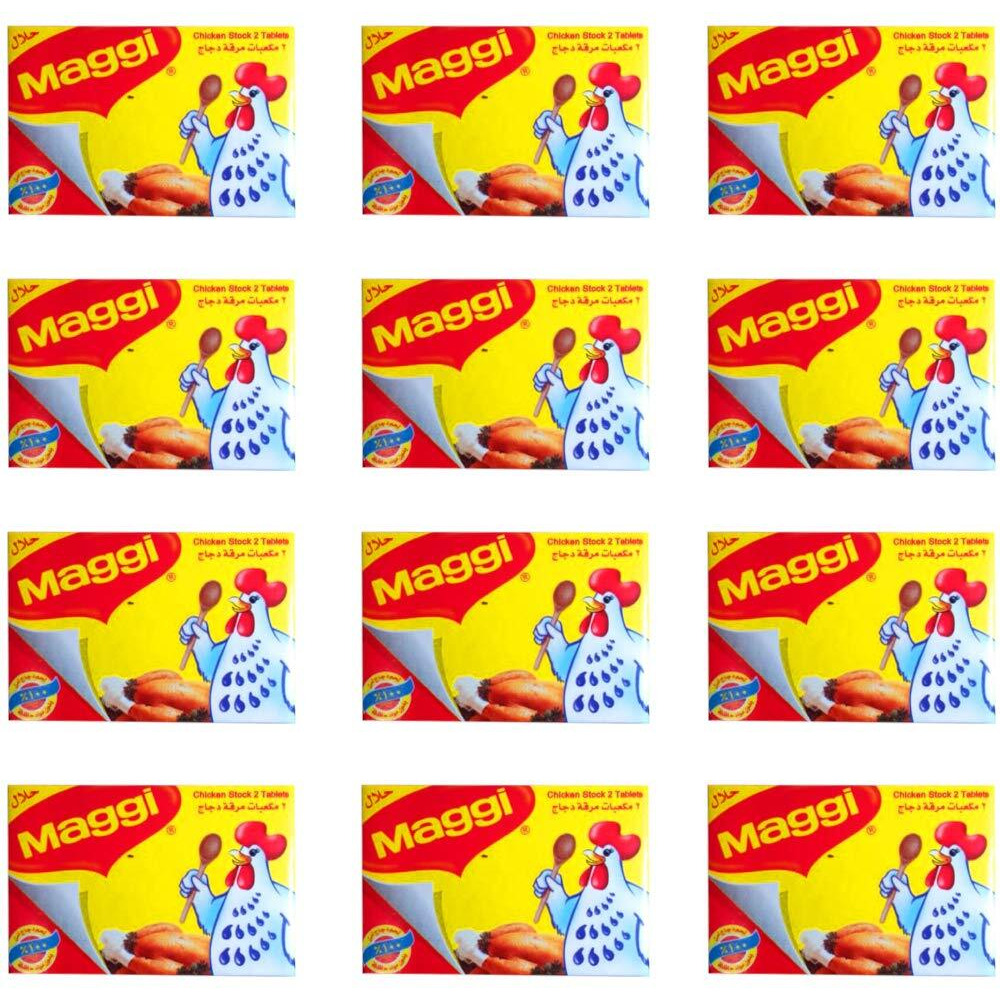 Maggi Chicken Cubes, 12 x 20 g