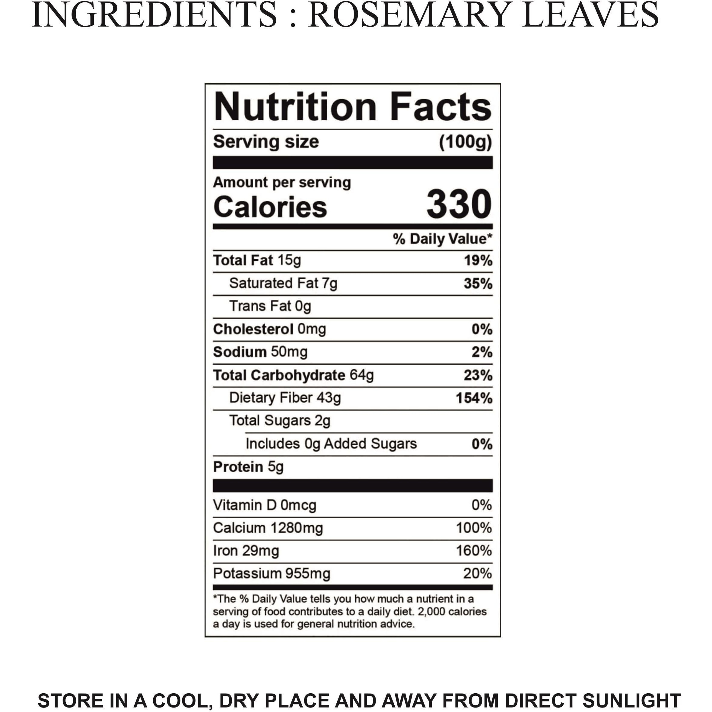 Indiana Rosemary Dried Leaves with Spray For Hair Growth & Rosemary Herb Tea (400gm)
