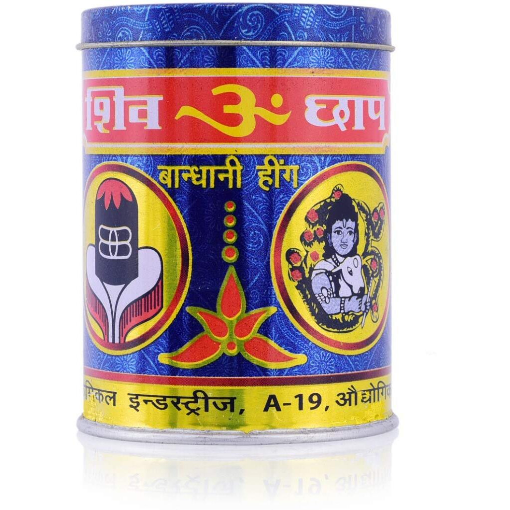 SHIVOM BRAND Hathras Compound (Bandhani) Hing Powder - 100 GM | Agmark Certified by Govt. | For Daily Use - No Garlic, No Onion | Healthy & Aromatic Asafoetida | Trial Pack.