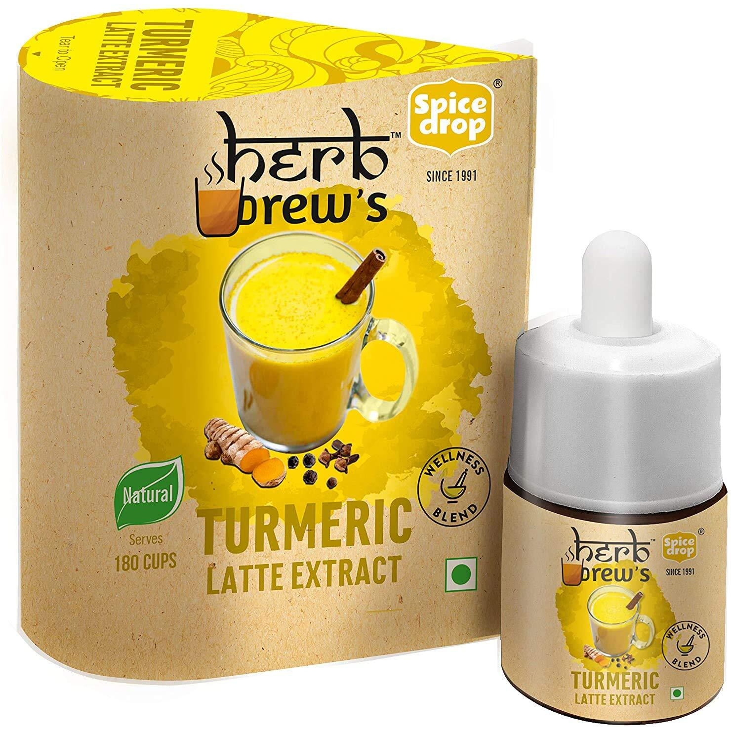 Spice Drop Tulsi Extract  Authentic Pure Holy Basil Extract | Natural Immunity Booster | Herbal Green Tea,Coffee,Latte, Cooking | No Added Color | Keto-Friendly | Non-GMO | Vegan | Gluten-Free | 5ML