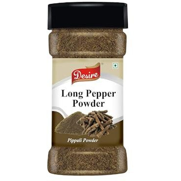 Desire Long Pepper Powder - 100g | Premium Quality, Authentic Spice from India | Ideal for Cooking, Seasoning, and Ayurvedic Use | Non-GMO, Gluten-Free (Natural Pippali Powder)