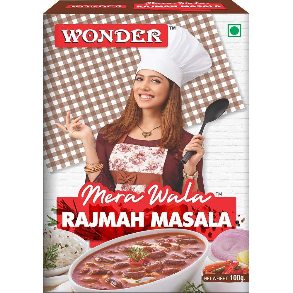 Wonder Mera Wala Rajmah/Rajma Masala,(100G) / Blended Spices/for Delicious & Flavourful Cooking/No Artificial Flavour Added