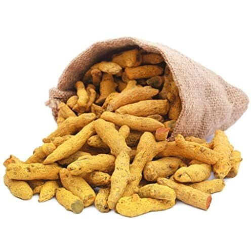 SHAAN-E JAIPUR Natural and Fresh Whole Turmeric Sticks/Sabut Haldi Whole Haldi | No Artificial Flavour Added| Organic Haldi Gatiya| Ideal for Eating, Drinking, Cooking, Face Skin Tan Removal|500 gm