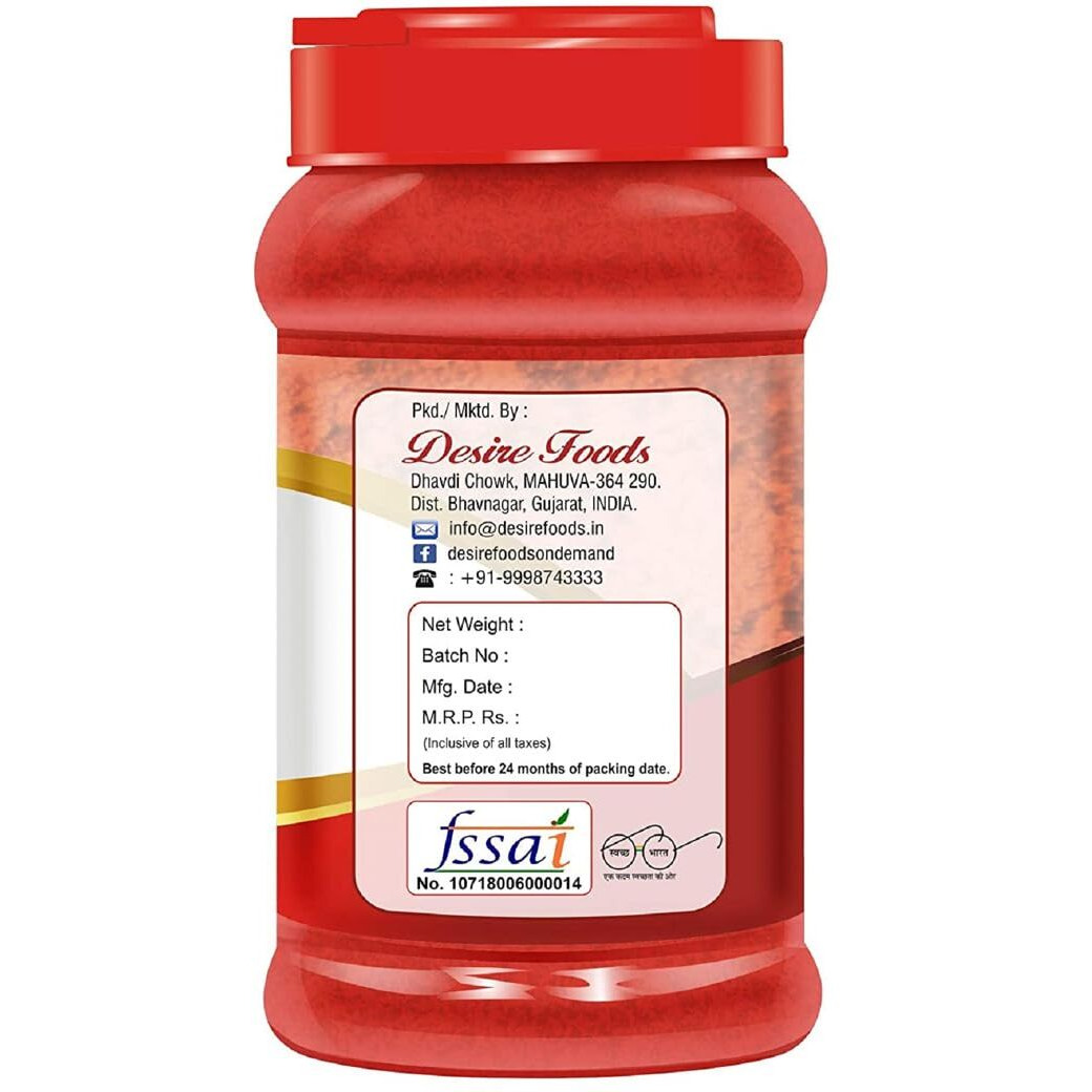 Desire Cayenne Pepper Powder 400g - Hot & Spicy Chili Powder, Perfect for Cooking, Seasoning, and Adding Heat to Dishes | 100% Pure and Natural | No Additives | Pack of 1