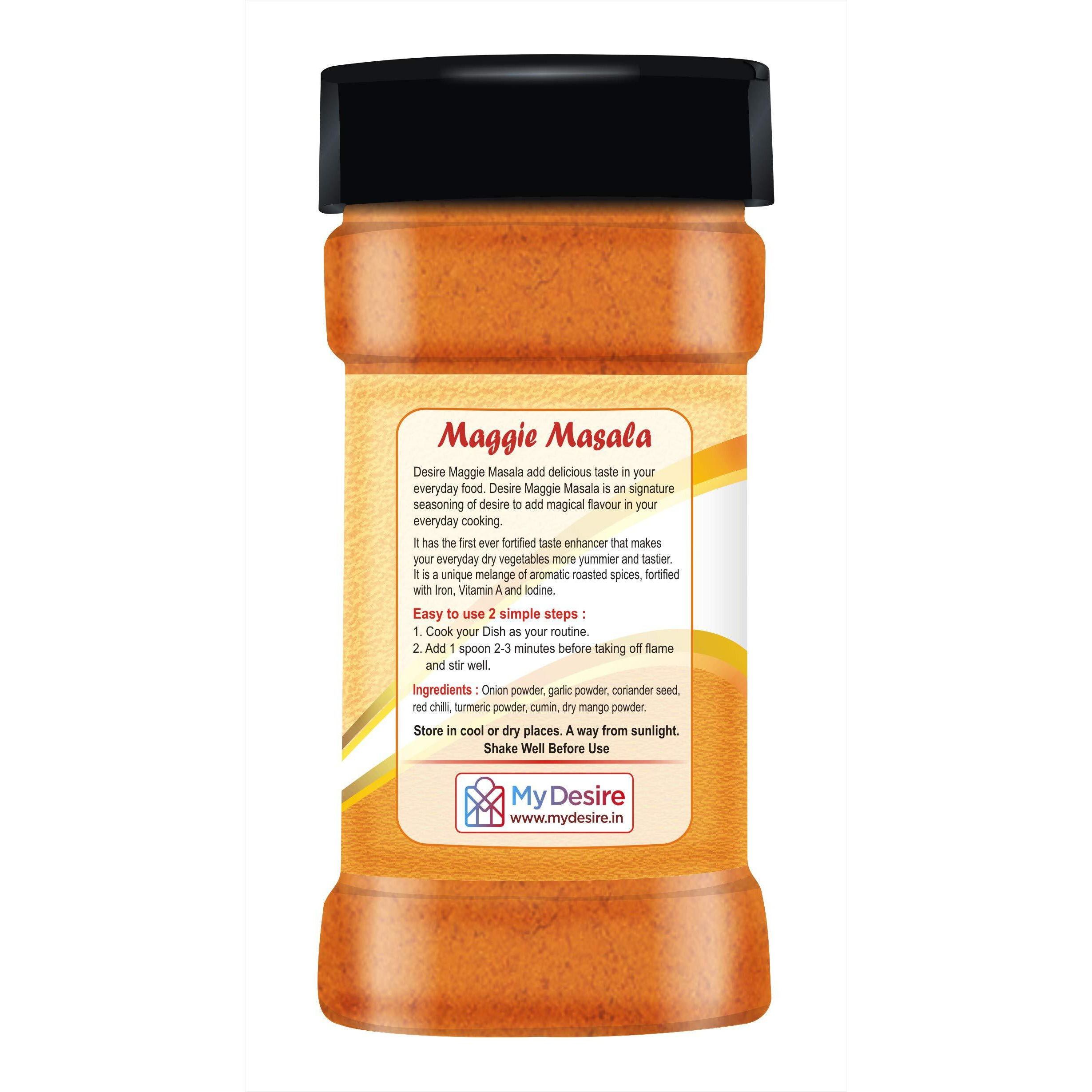 Desire Magical Maggie Masala 100 Gram In Jar - Multi Purpose Seasoning Powder