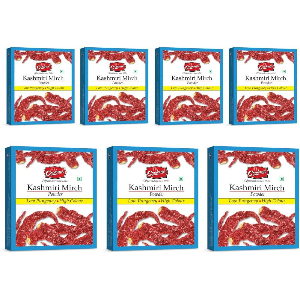 Cookme Kashmiri Lal Mirch Powder 350g (7 Pkt of 50g each)