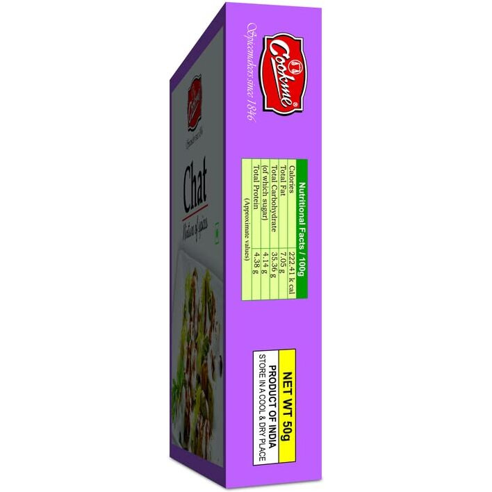 Cookme Chat Masala Powder 100g (2 Pkt of 50g each)
