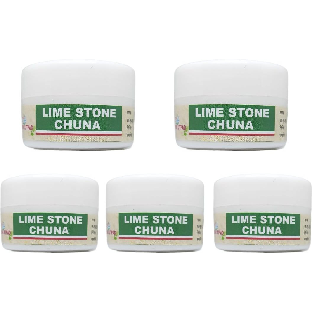 SURBHI UTPAD Lime Stone Chuna For Eating 75G (15Gx5) - Paste
