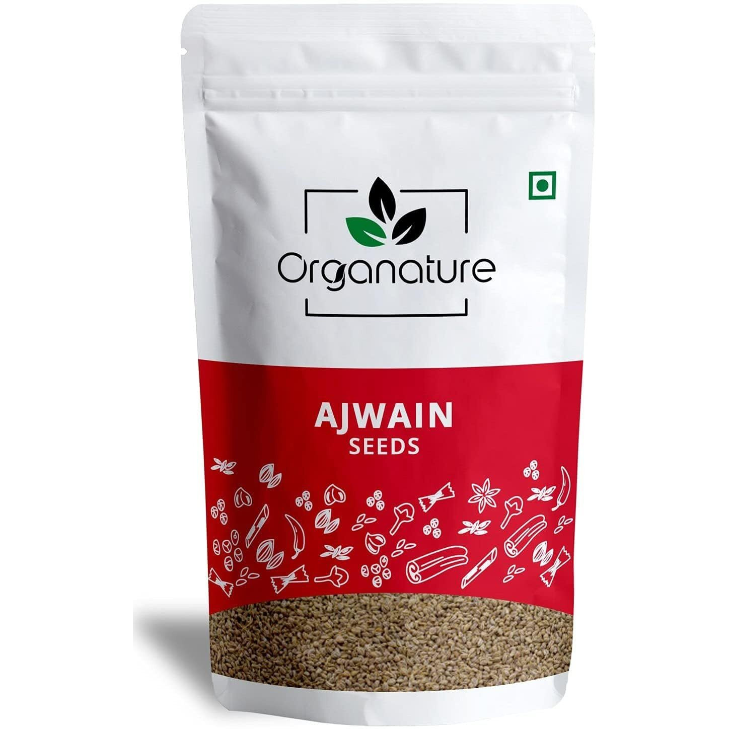 Organature Fresh Whole Ajwain 350g | Carom Seeds | Ajamo | Ajwain Seeds | Bishops Weed, Naturally Processed, from Farm Picked Fresh Seeds