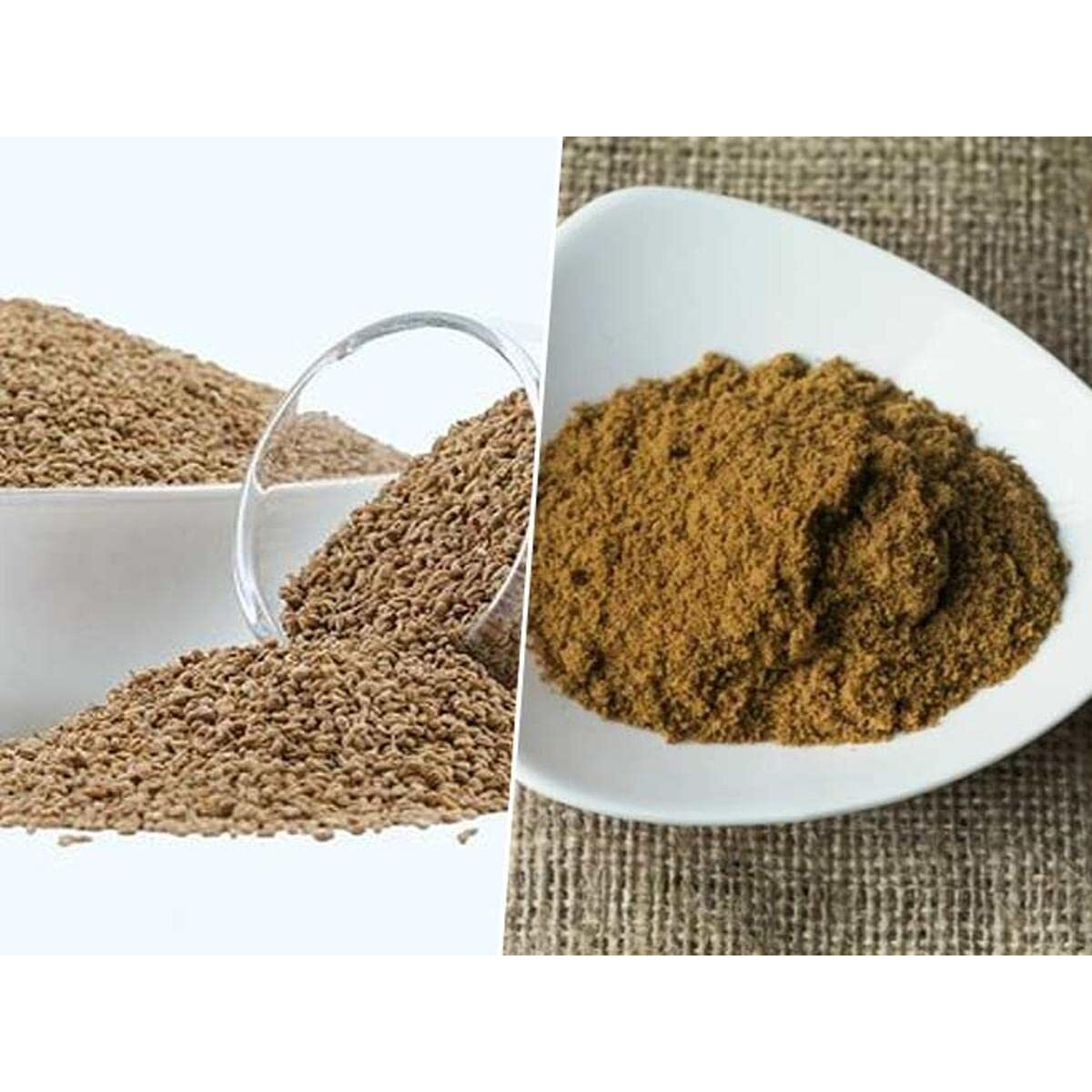 Chounk Spices 100% Natural Ajwain Powder 300g Preservatives Free Carom Seeds Powder Omam Powder Bishops Weed Powder Pack of 3 x100g