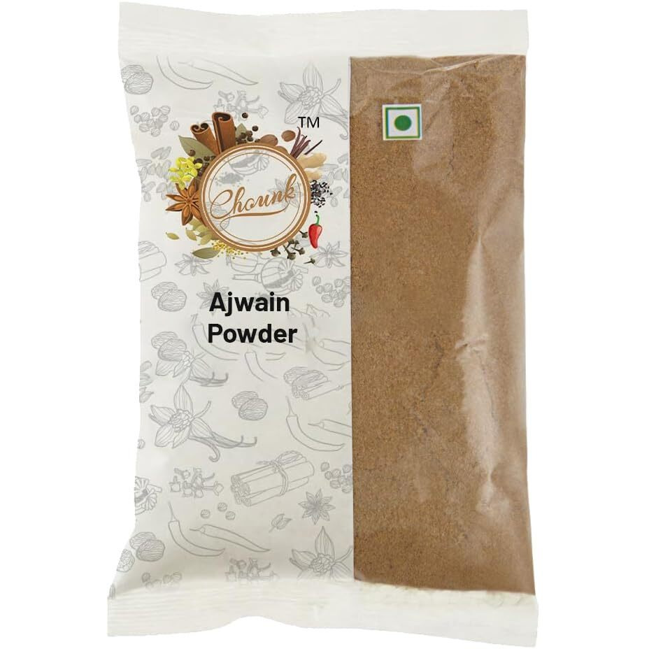 Chounk Spices 100% Natural Ajwain Powder 100g Preservatives Free Carom Seeds Powder Bishops Weed Powder