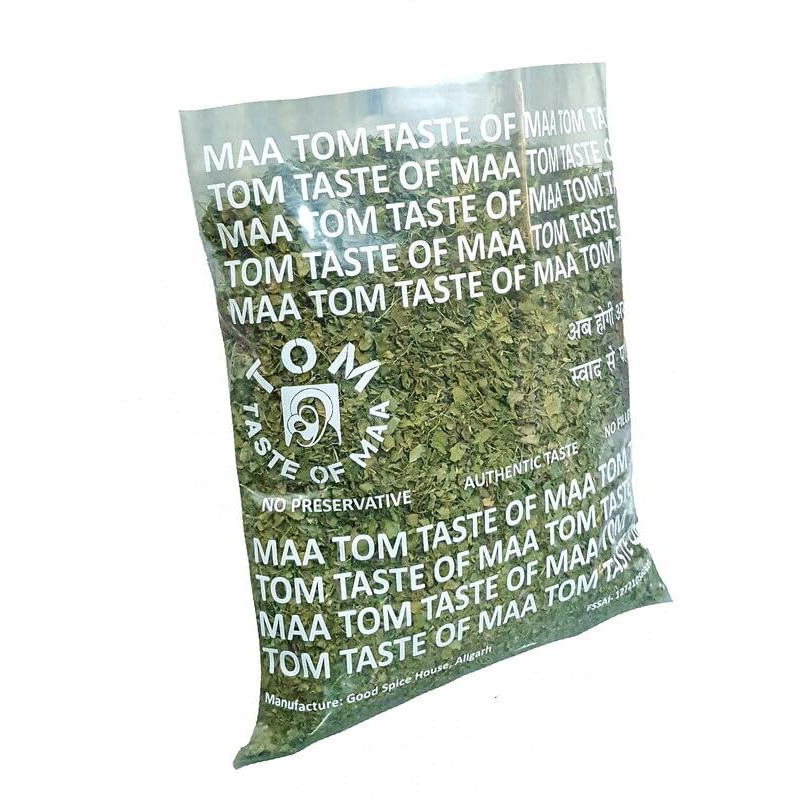 TOM Taste of Maa Kasuri Methi (Dried Fenugreek Leaves), (1000)