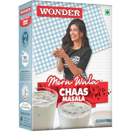 Wonder Mera Wala Chaas Masala, Buttermilk Masala, (100g)/ Gujarati Chas/Chhach Masala Powder/Fresh & Natural/No Artificial Colour & Flavour Added