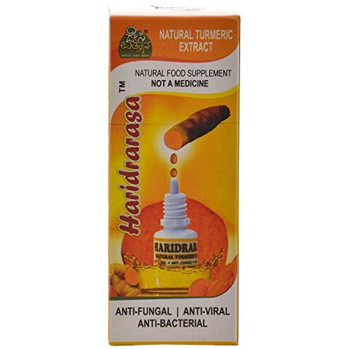 Desi Utthana HaridraRasa -30 ML | Water Soluble Turmeric Latte Curcumin Extract 30ML  1 to 2 drop with 100ml Hot Milk or Water.