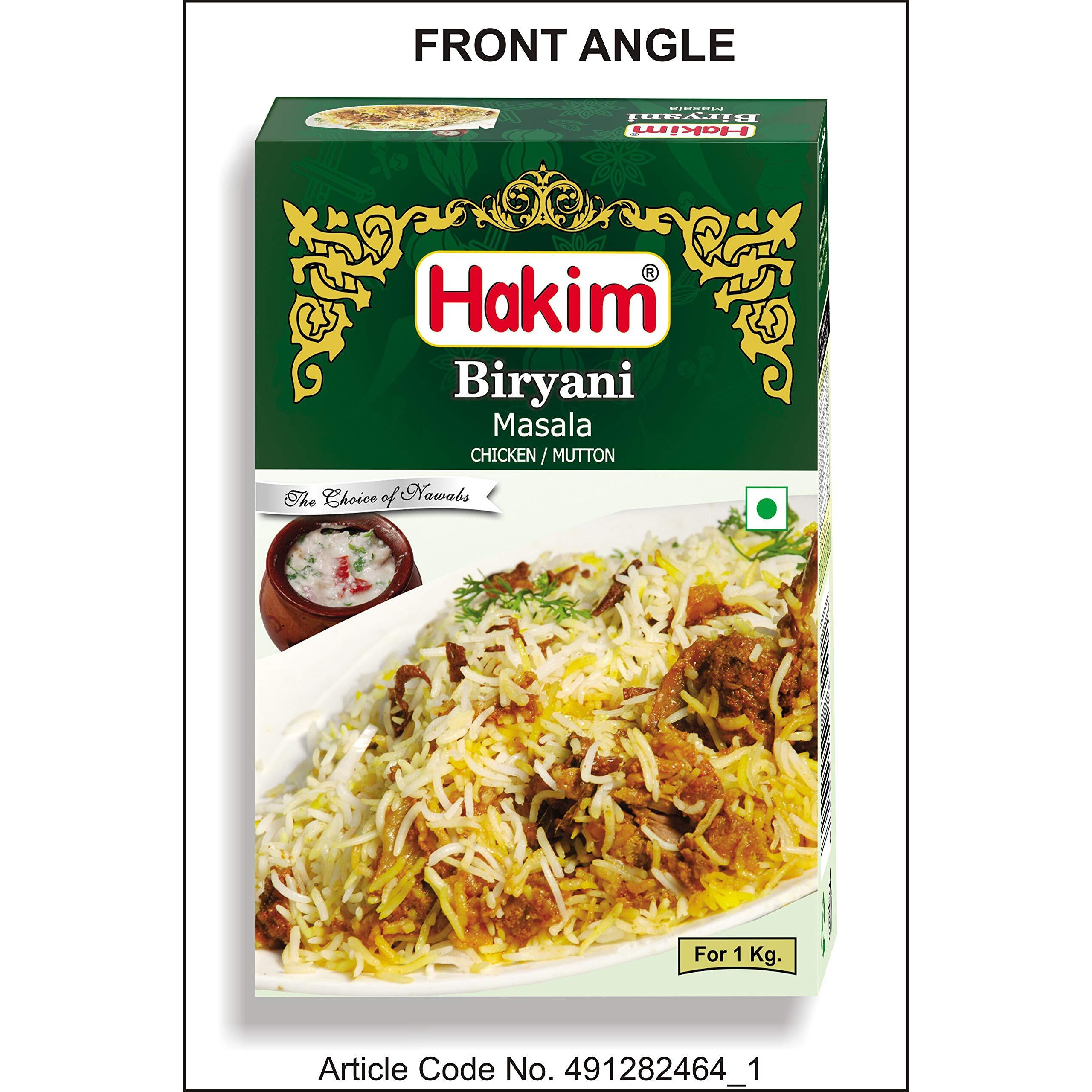 Hakim IndiaS 1St Authentic Mughlai Biryani Masala - Pack of 12-50 Grams Each