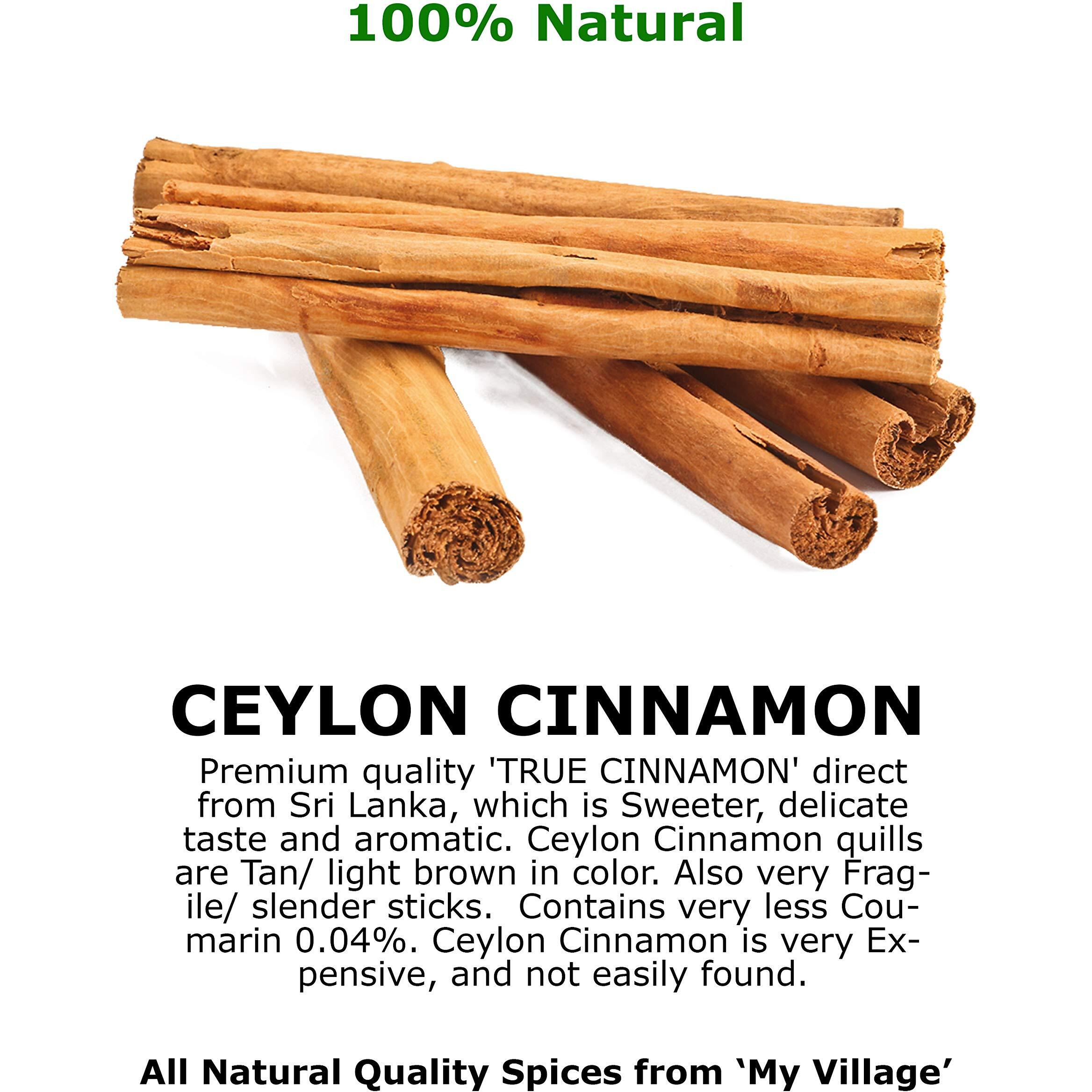 My Village Ceylon Cinnamon Quills | Srilankan Dalchini Sticks | 110g