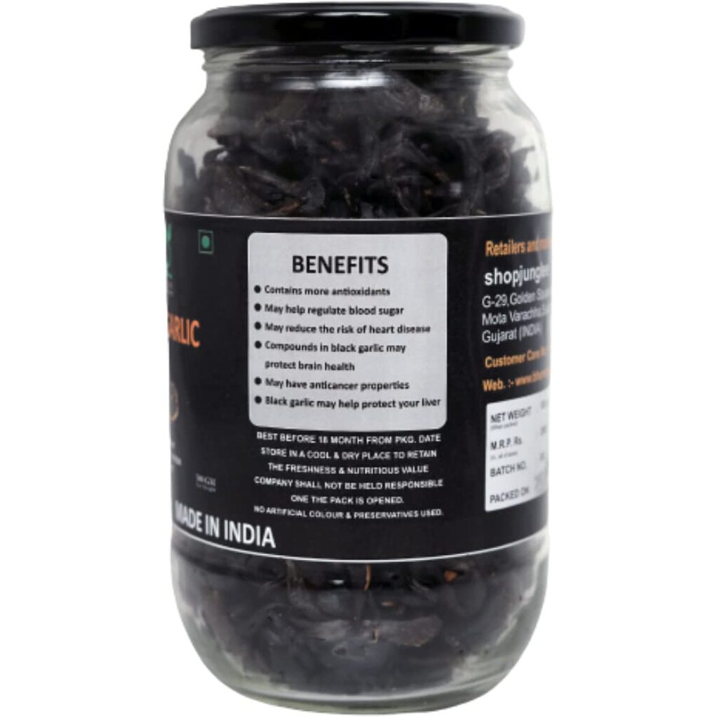 Bhumi Organic Ready To Eat Peeled Natural Black Garlic Cloves (250 gm)
