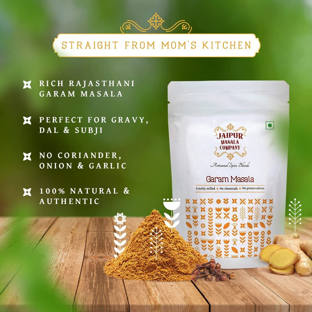 Jaipur Masala Company - Garam Masala 100 gm | 100% Natural, 12 Premium Spices, For Authentic Indian Curry & Gravy