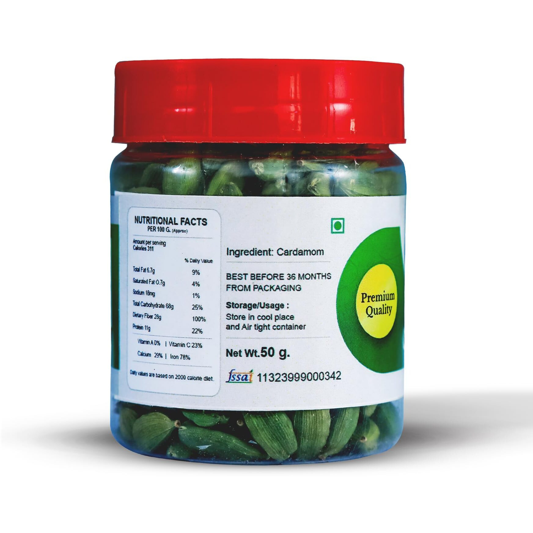 MISTY ONE Cardamom 50 Gm Whole Elaichi