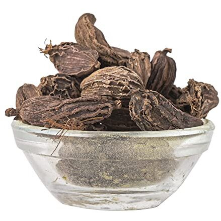 Chounk Black Large Cardamom | Badi Elaichi | Preservative Free | Sabut Elaichi | Kali Elaichi | Moti Elaichi - Whole, 50 Gm