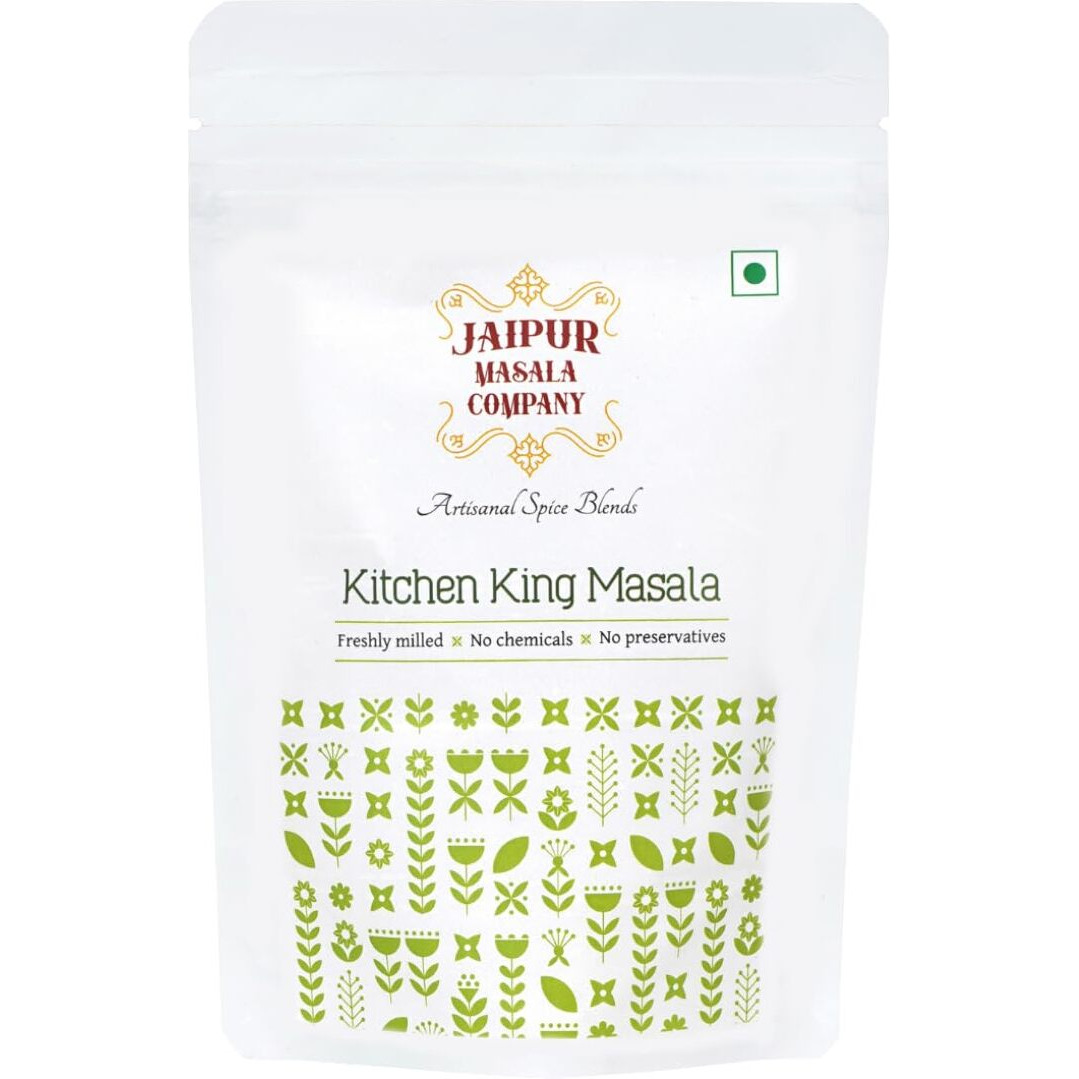 Jaipur Masala Company - Kitchen King 200 gm | 100% Natural, 25 Premium Spices, For Authentic Indian Curry & Gravy (100gx2)