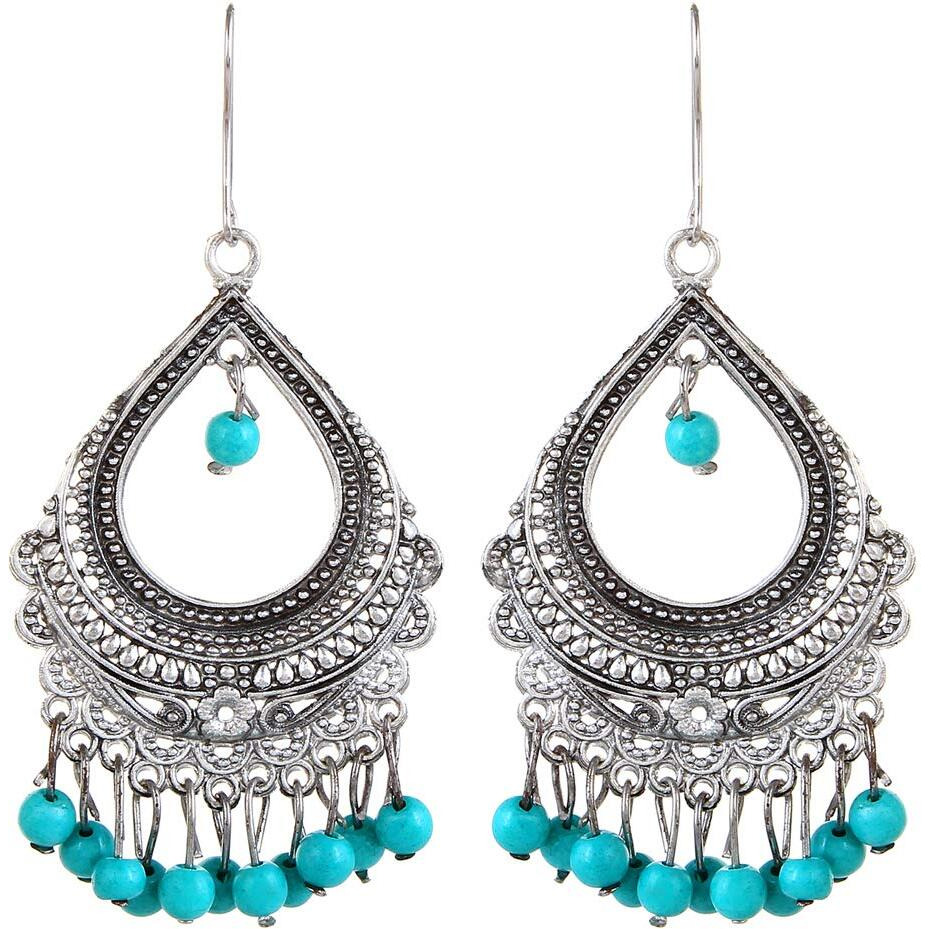 YouBella Earrings For Women Jewellery Earrings Combo Of Four Afghani Kashmiri Jhumka Earrings Ear Rings For Girls And Women