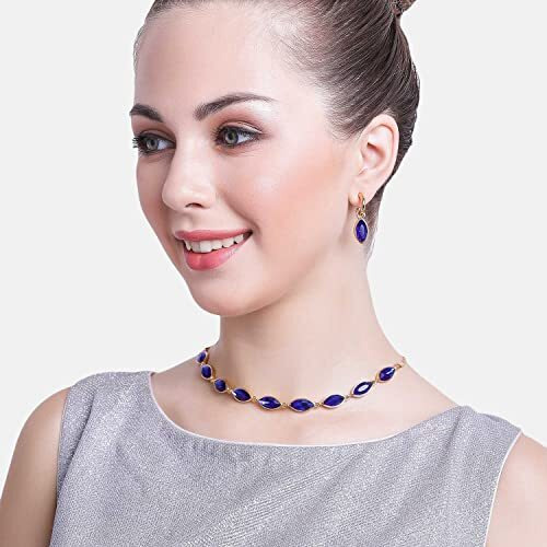 Estele Trendy and Fancy Fashion Jewellery Design Necklace Set for Women