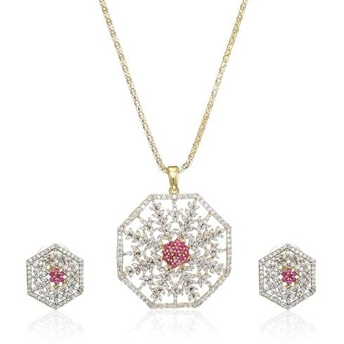Estele Trendy and Fancy Fashion Jewellery Design Necklace Set for Women