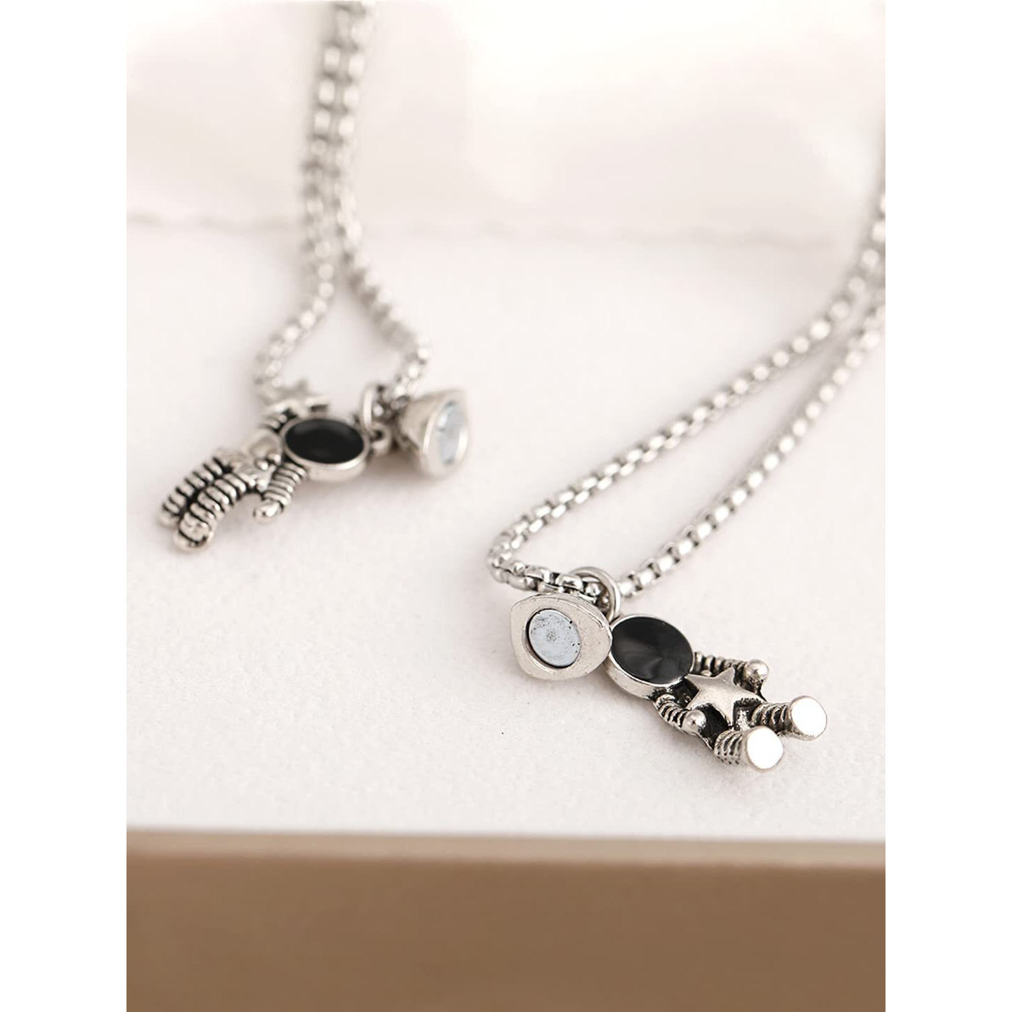 Yellow Chimes Pendant for Girls and Boys Couple Necklace Gifts Couple Pendant | Valentine Special Magnetic Love Heart Couple Pendants Stainless Steel Locket for Couples | Valentine Gift for Girlfriend