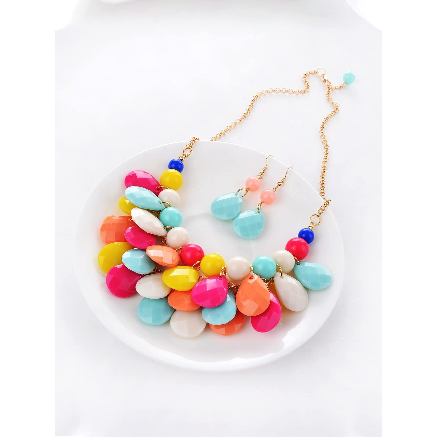 Yellow Chimes Jewellery Set for Women and Girls Pearl Necklace Set for Women | Gold Plated Choker Necklace Set | Birthday Gift for girls and women Anniversary Gift for Wife