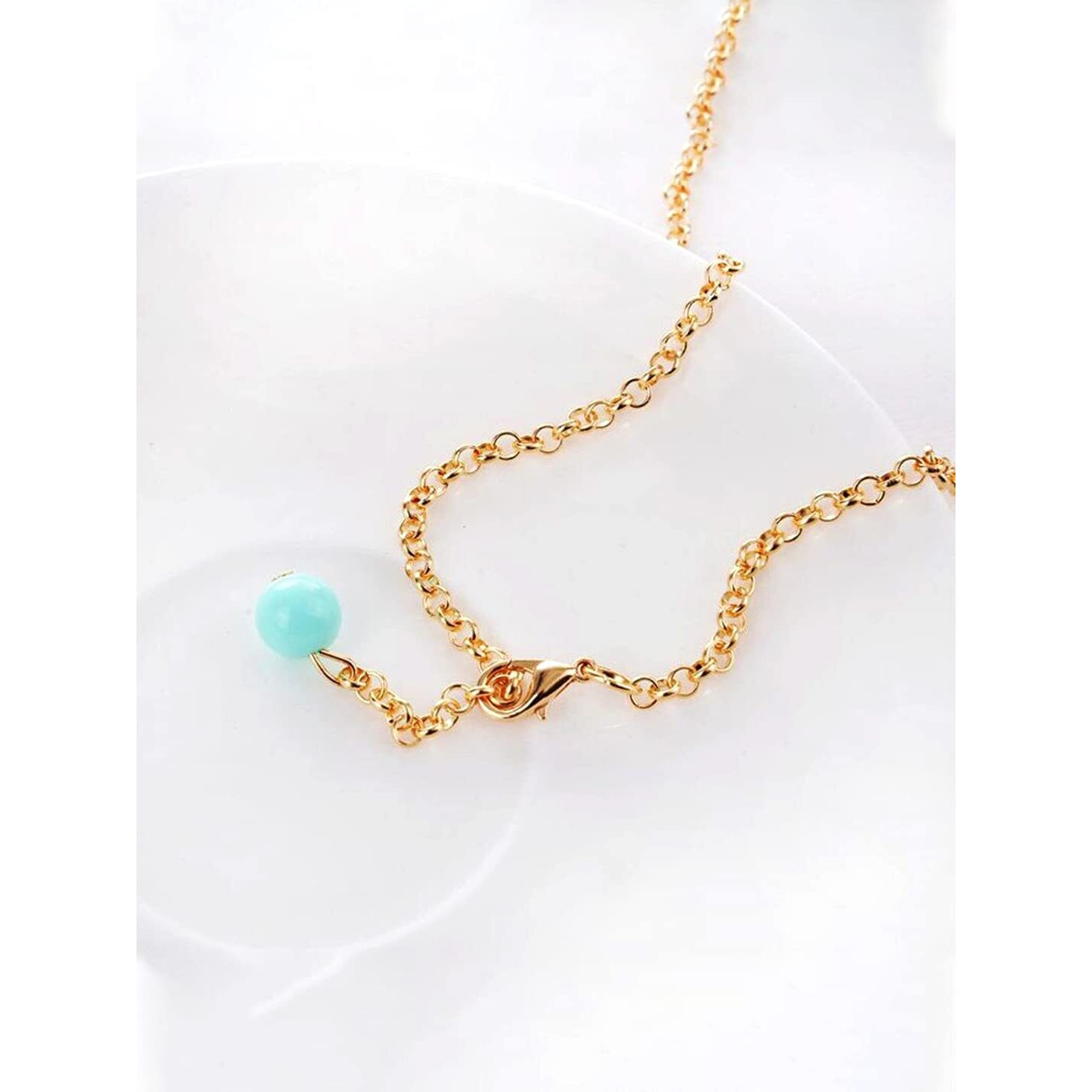 Yellow Chimes Jewellery Set for Women and Girls Pearl Necklace Set for Women | Gold Plated Choker Necklace Set | Birthday Gift for girls and women Anniversary Gift for Wife