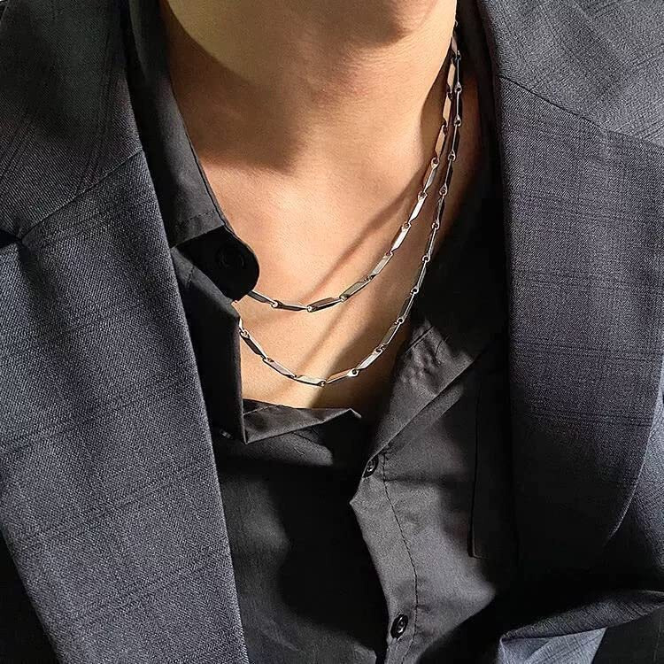 THE MEN THING RICE CHAIN - Pure Stainless Steel 24inch - European Trending Style - Necklace for Men & Boy