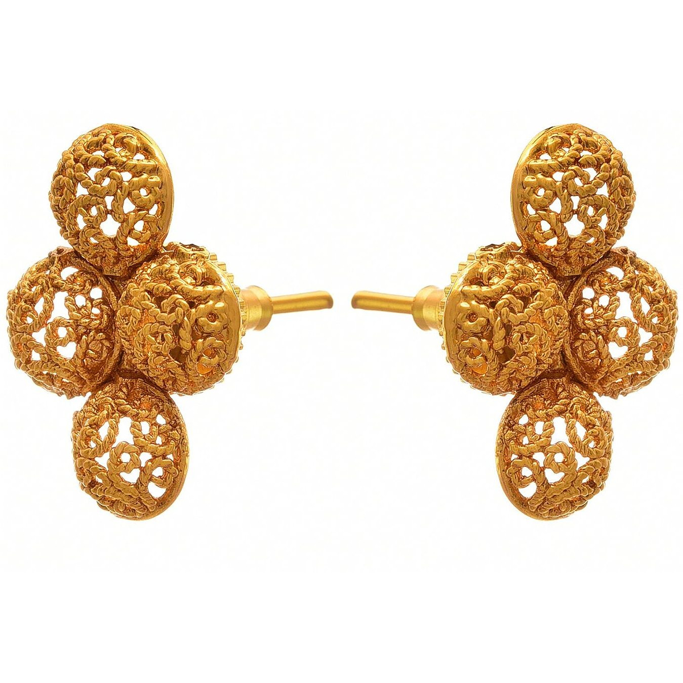 JFL - Jewellery for Less Traditional Ethnic One Gram Gold Plated Necklace Set With Earrings for Women & Girls.,Valentine