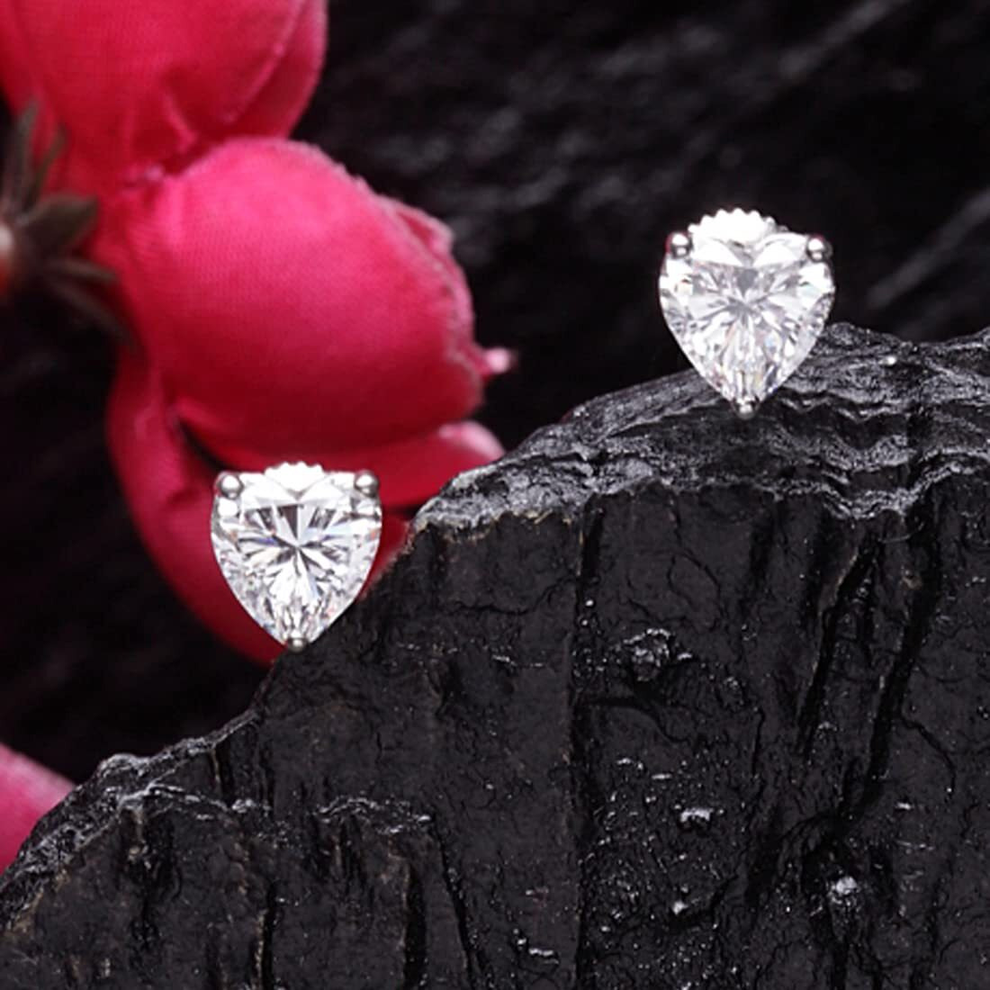 Clara Sterling-silver and Cubic Zirconia Earrings Necklace Set for Women & Girls