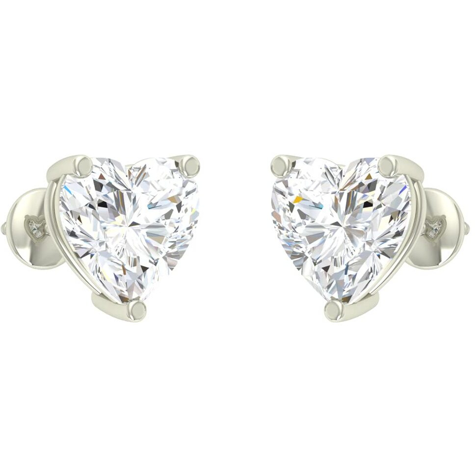 Clara Sterling-silver and Cubic Zirconia Earrings Necklace Set for Women & Girls