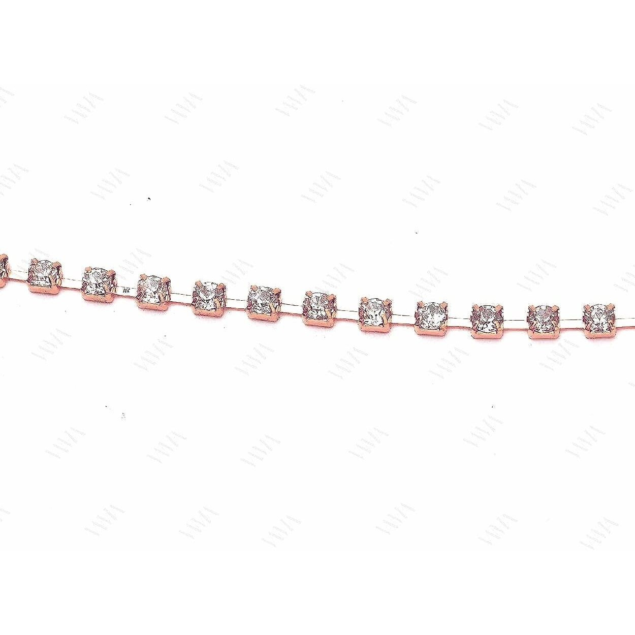 VAMA Saree Waist Strap belt Sontada karddhani vaddanam Kamarbandh Hip Body belly chain for women Girls (Rose Gold Body chain)