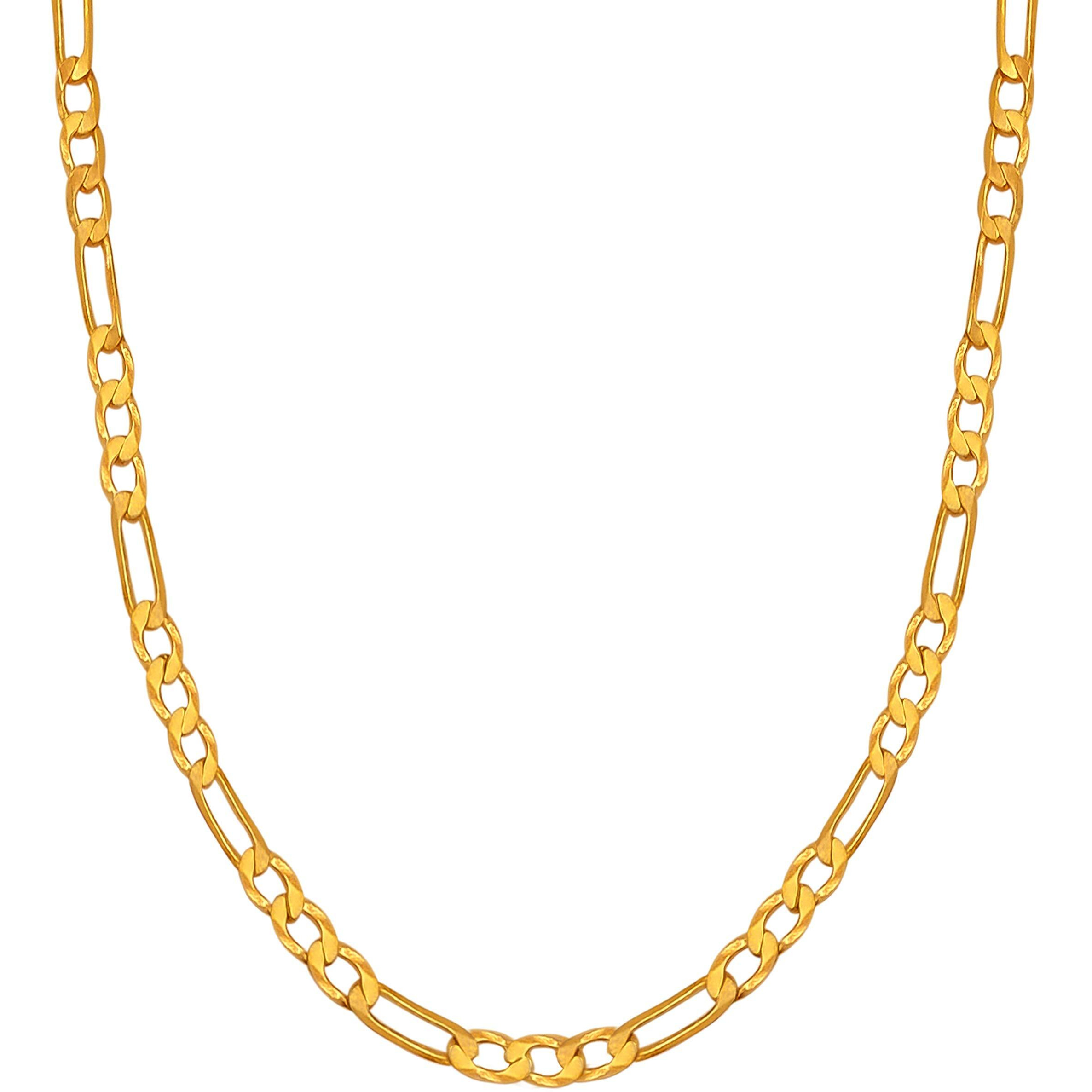 Fashion Frill Trending Silver Golden Chain With Temperature Ring For Men Boys Girls Pack of 4 (Chain & Ring Combo)
