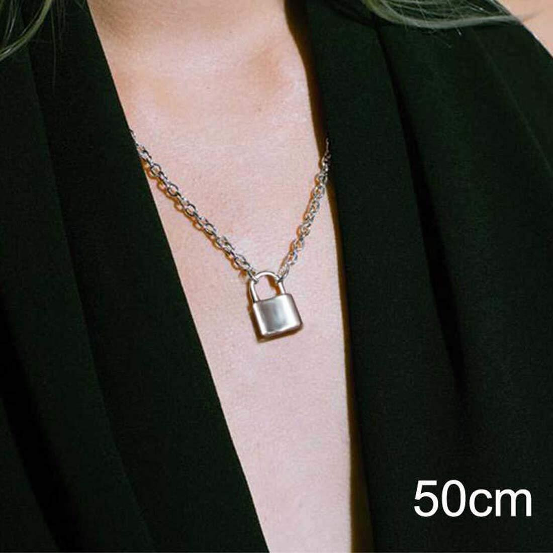 Jewels Galaxy Gold Plated Trending Lock inspired Layered Necklace Set (CT-NK-44170)