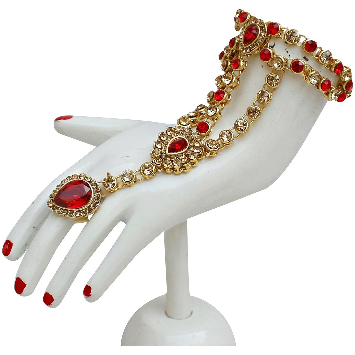 Lucky Jewellery Designer Feroji Color Gold Plated Dulhan Choker Bridal Set for Girls & Women (2475-L1ZS-KD124-F)