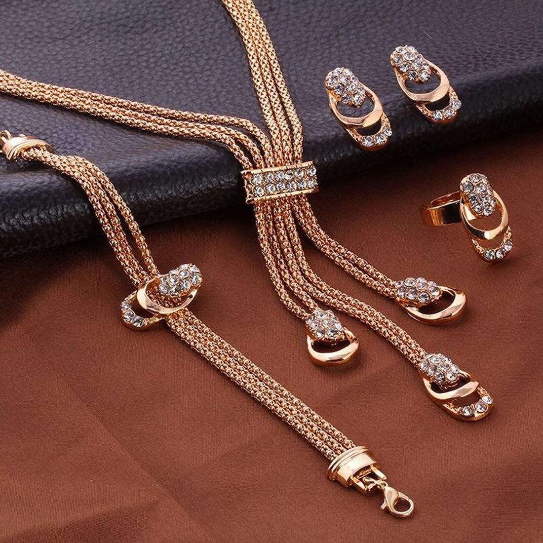 Jewels Galaxy Adorable AD & Pearl Studded Mesmerizing Necklace Set with Bracelet for Women/Girls (CT-CB-MIIX-49513)