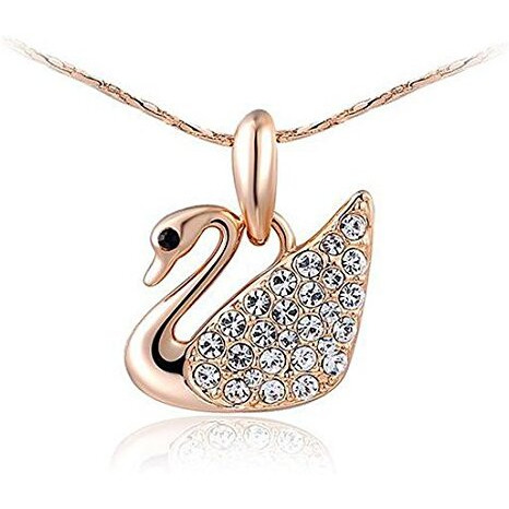 YouBella Valentine Jewellery Crystal Combo of Pendant Necklace Set, Bangle Bracelet and Fancy Earrings for Girls and Women