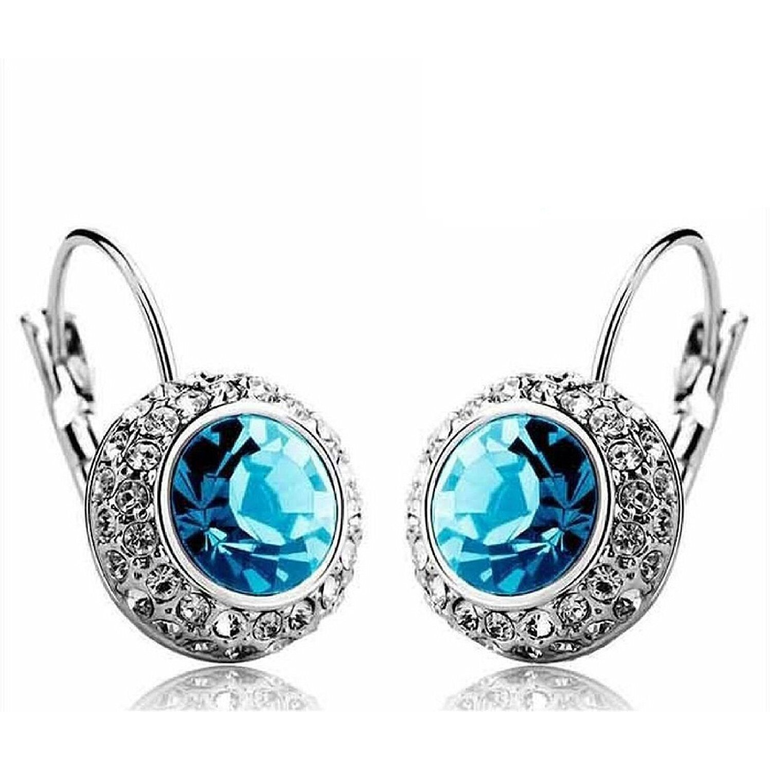 YouBella Fashion Jewellery Crystal Combo of Pendant Necklace Set, Bangle Bracelet and Earrings for Women and Girls