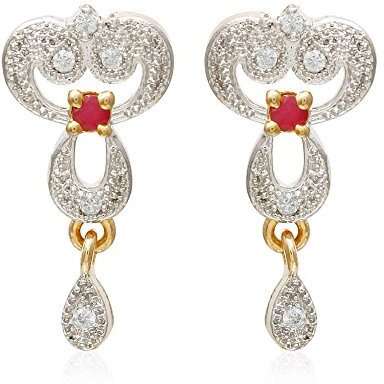 Jewels Galaxy Designer American Diamond Gold Plated Mangalsutra Set for Women (JG-MNSS-137)