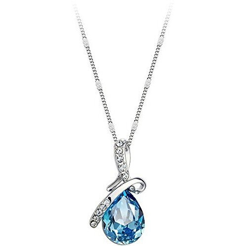 I Jewels Silver Plated Designer Pendant Set with Earrings for Women (Style 6)