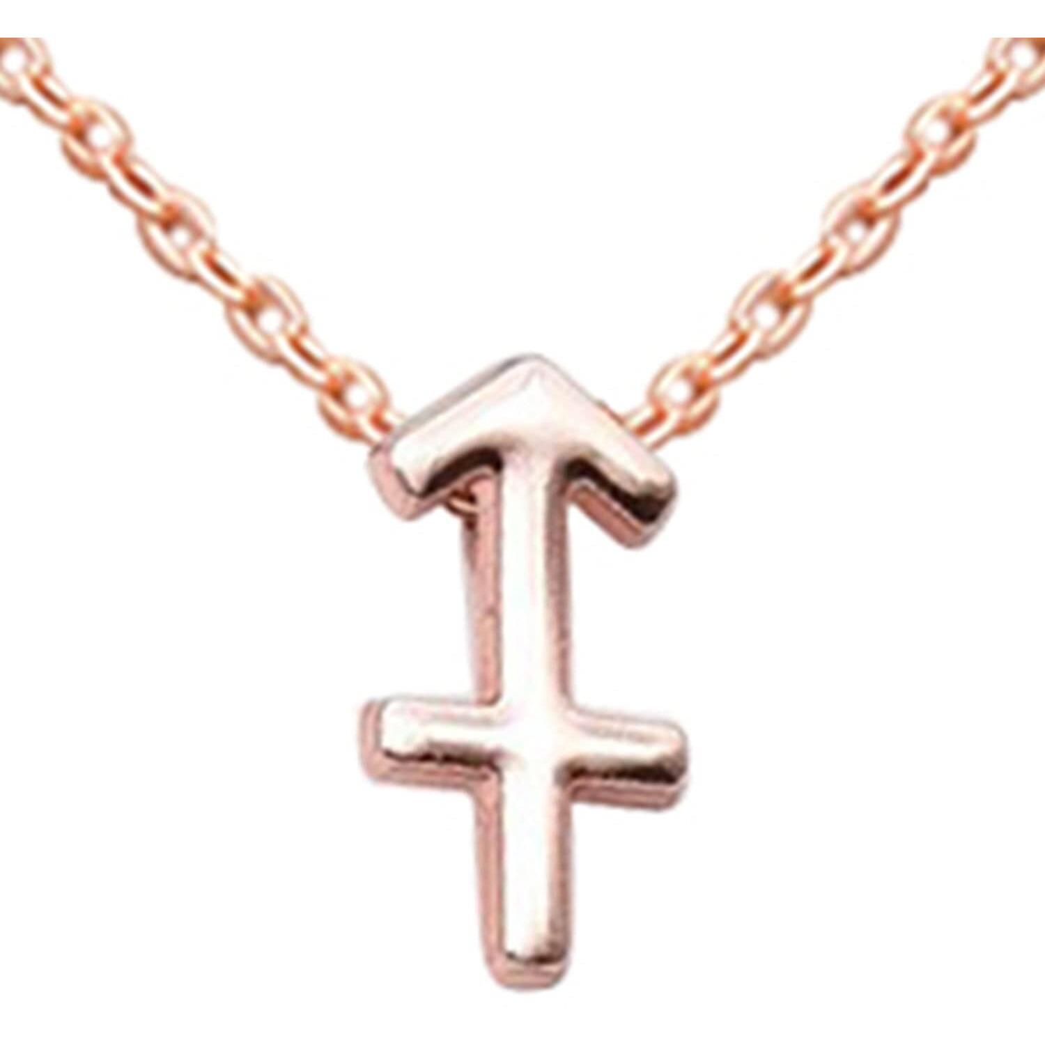 Peora Sagittarius Horoscope Zodiac Sign Gold Plated Pendant Necklace Jewellery Women Gifts