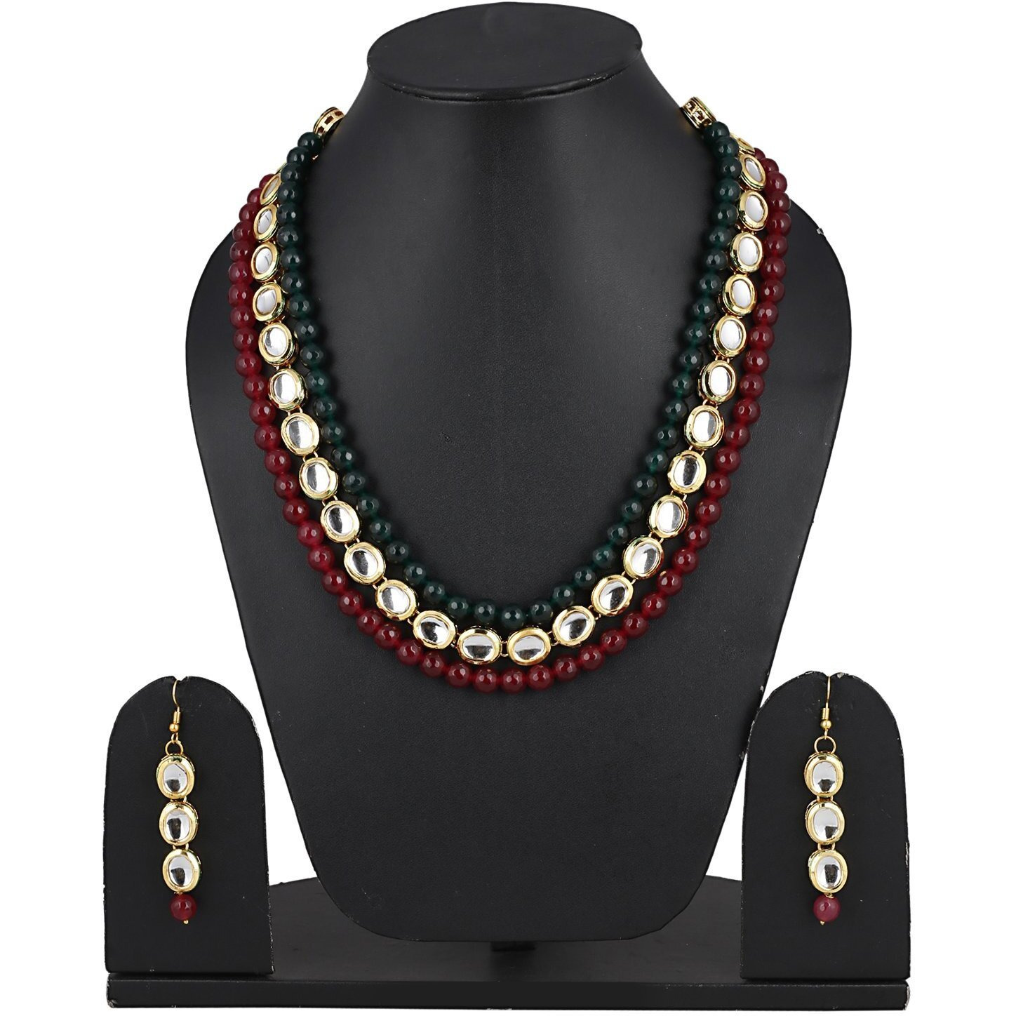 Shining Diva Fashion Gold Plated Jewellery Set for Women (Multi-Colour) (9605s)